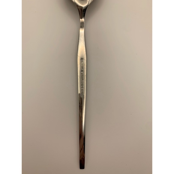 Towle MOONFROST Stainless Textured Flatware Replacement Teaspoon - Picture 3 of 4